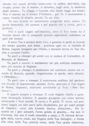 Guerci Cornelio - Discorso per l'inaugurazione del monumento a Garibaldi a
